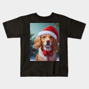 Dog in Christmas Mood Kids T-Shirt